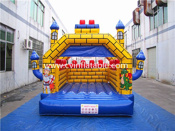 inflatable dinosaur bouncy castle