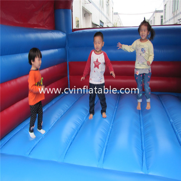 inflatable spiderman bounce house