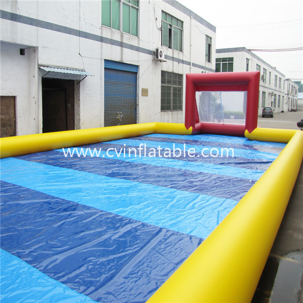 inflatable football court