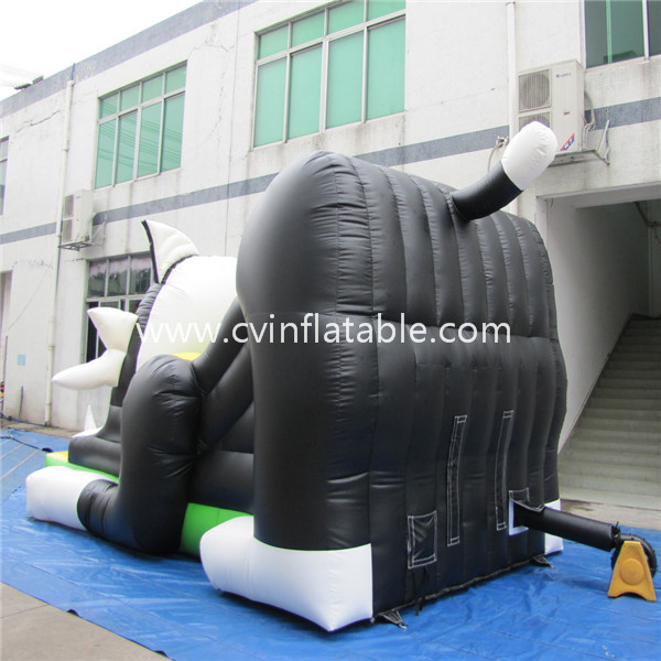 cartoon inflatable slide
