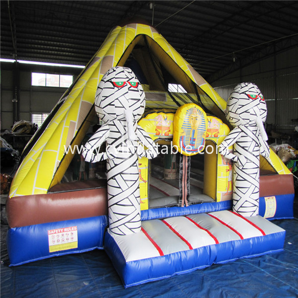 inflatable pyramid bounce house