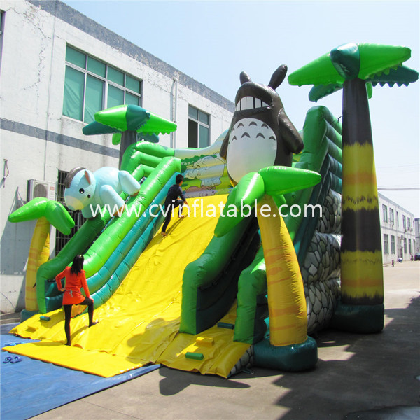 inflatable tropical giant slide