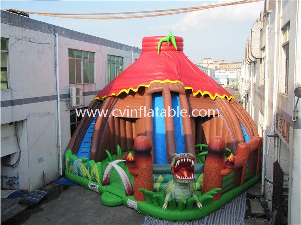 Jurassic park inflatable slide playground