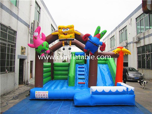 inflatable combo bouncer slide