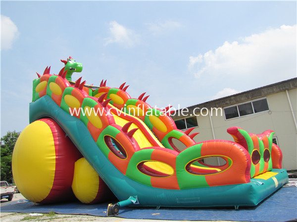 inflatable dinosaur slide (2)