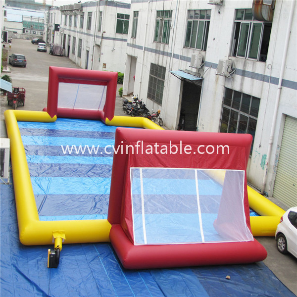 inflatable football field