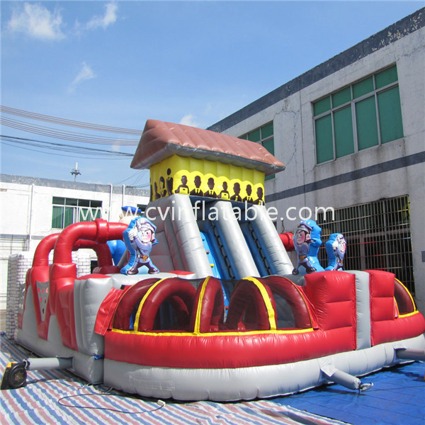 inflatable slide playground park