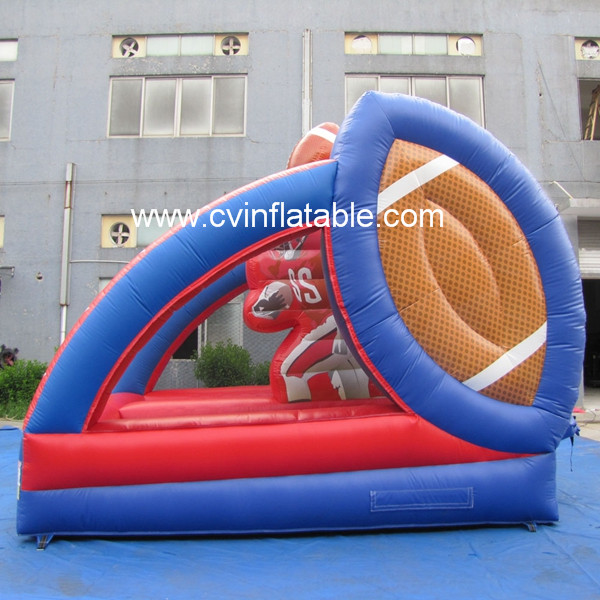inflatable soccer goal game