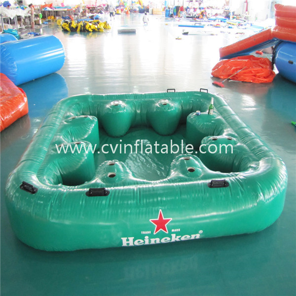 inflatable water floating island