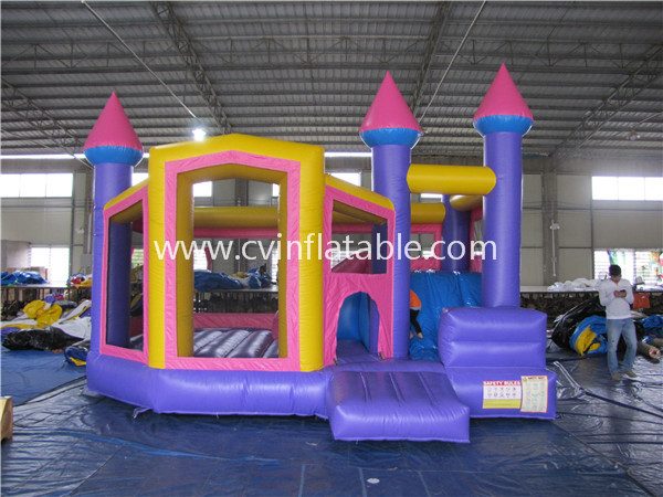 inflatable jump slide combo