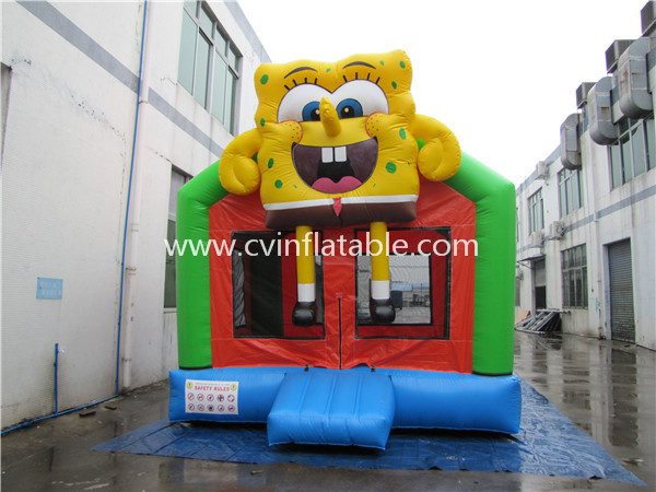 inflatable spongebob bouncer