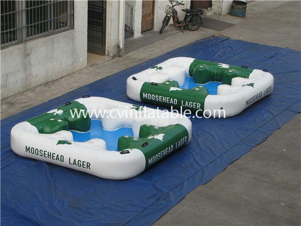 inflatable water floating island