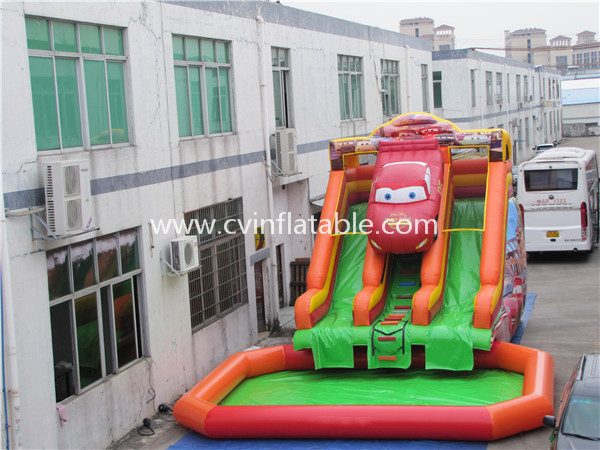 inflatable water slide with pool (21)