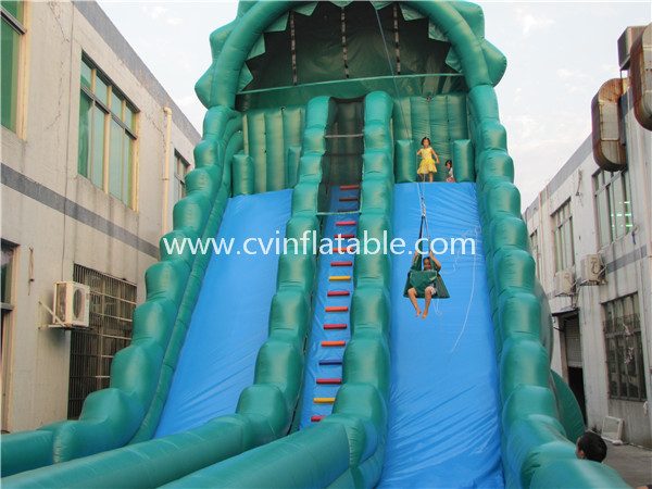 inflatable zipline slide (3)