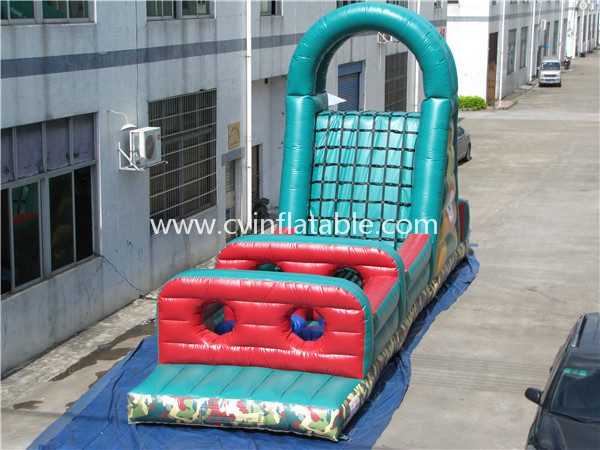 inflatable zipline sport game