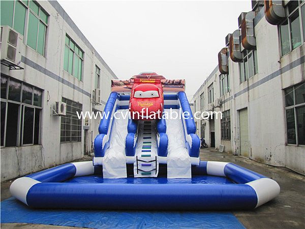 inflatable cart slide