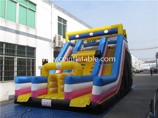 inflatable two lane slide (2)