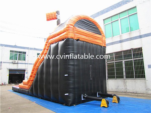 inflatable water slide with pool (8)